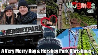 Hershey Park Vlogmas 3: Coasters, Zoo Animals, & Holiday Magic ️