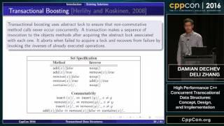 CppCon 2016: D. Dechev & D. Zhang  “High Performance C++ Concurrent Transactional Data Structures"