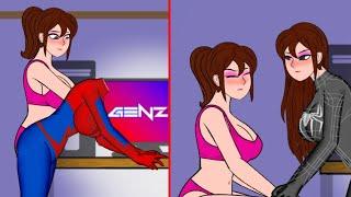 Spider Girl Tranform to She Venom | 2D Cartoons