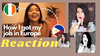 How to Find a Job in Europe from another country | Reaction vlog -Jennifer Estella