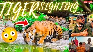 TIGER SIGHTING HO GYI MEHNAT LAI RANG  GUEST HUE KHUSS JIM CORBETT NATIONAL PARK #yuvrajjimcorbett