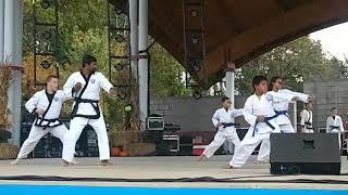 Nate Gordon's Black Belt Academy performing at the Bensalem Fall Festival 2017