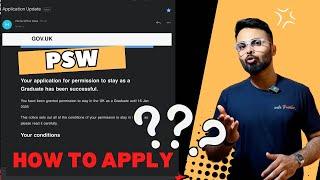 How to apply for PSW (Post Graduate Visa) in UK | Full Process Explained | English | indie Traveller