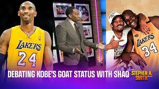 “Kobe's name NEEDS to be in there.” Shaq and Stephen A debate Kobe GOAT ranking