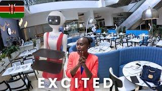 Inside the First Robot Cafe In Nairobi Kenya 