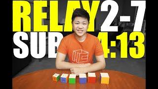 Rubik's Cube 2-7 Relay Sub 4:13