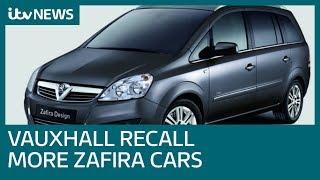 Vauxhall to recall more Zafira model B cars linked to fires | ITV News