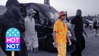 Lewis Hamilton Goes Fully Floral At Coachella