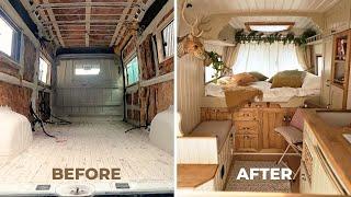 18 DAKİKADA SIFIRDAN KARAVAN YAPIMI | Camper van conversion start to finish