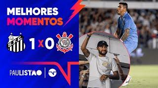 NEYMAR ESTEVE NA VILA, VIU JOÃO PAULO FECHAR O GOL E O TIMÃO SE COMPLICAR! SANTOS 1X0 CORINTHIANS