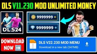 Dream league Soccer v11.230 Mod Menu 2024 | DLS Mod Menu 11.230 Get Unlimited Coins & Gems 2024