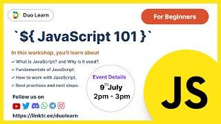 JavaScript 101 | Duolearn