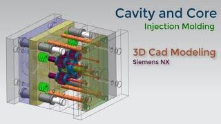 Core and Cavity in Siemens NX | Plastic Injection Mold Design