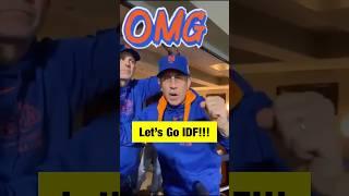 Jerry Seinfeld STANDS with ISRAEL and the IDF. At the Mets game. #israel