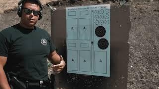 Manzano Tactical Efficiency Targets: 25 Yard Zero with Handgun Optics