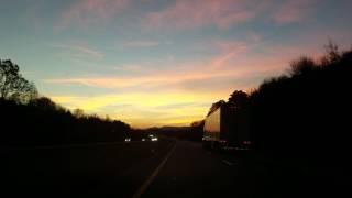 Sunset Blue Ridge Parkway North Carolina