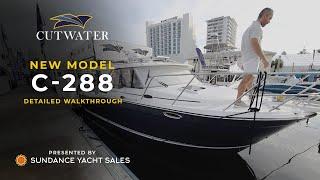 NEW Cutwater C-288 | Complete Detailed Walkthrough | Sundance Yacht Sales