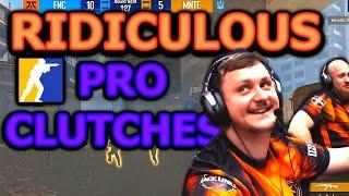 Most Ridiculous CS2 Pro Clutches!