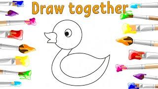 How to draw a duck step by step | Как нарисовать утку шаг за шагом