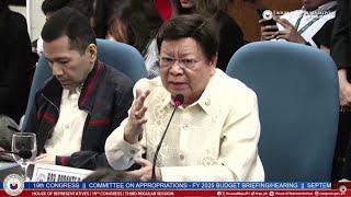 Members of the House in the budget hearing react to absence of a representative for OVP