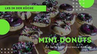 Mini Donuts mit Betty Bossi und Meine Backbox und Super Streusel | Rezept ohne frittieren