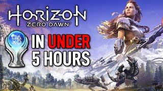 Horizon Zero Dawn Platinum Trophy in under 5 Hours - Full Speedrun