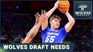 What should the Minnesota Timberwolves try to do with their first-round pick in the NBA Draft?