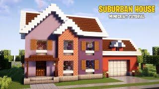 Suburban house in Minecraft - Tutorial