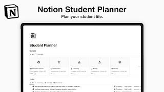 The Ultimate Student Planner in Notion (FREE Download)