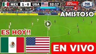 México vs. Estados Unidos en vivo, donde ver, a que hora juega México vs Estados Unidos Amistoso