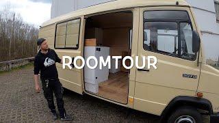 Roomtour Camper Mercedes Krankenwagen 1989 T2 507d Düdo - Ausbau in 2 Monaten