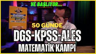 KPSS - DGS - ALES MATEMATİK KAMPI BAŞLIYOR | 50 GÜNDE KPSS MATEMATİK KAMPI