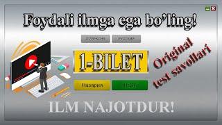 Test bilet-1