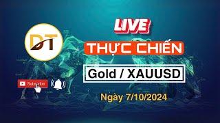  DT Trading | Live Thực Chiến Vàng | Chart Gold XAUUSD | 7/10/2024 #live #gold #trading