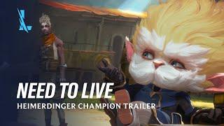 Need to live | Heimerdinger Champion Trailer - League of Legends: Wild Rift