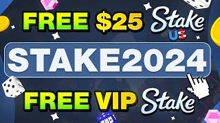 Stake Promo Code STAKE2024 / FREE MONEY $25 BONUS ON STAKE US / VIP RAKEBACK ON STAKE CODE review
