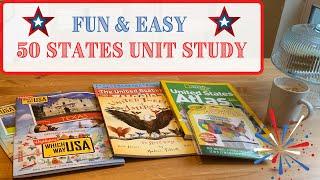 FUN and EASY 50 States Homeschool Geography Curriculum - with giveaway!