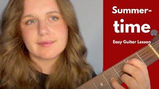 Beginner Jazz Guitar Lesson: "Summertime" by George Gershwin