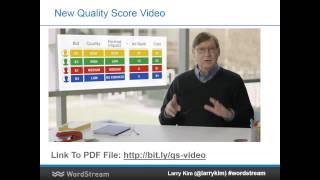 New Google Quality Score Info -- What You Need to Know