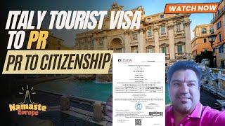 Italy Tourist Visa converted to Citizenship.#italy