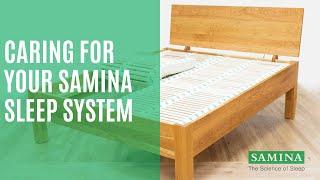 Caring for your SAMINA Sleep System