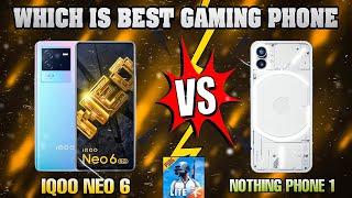 Best Phone For Pubg Mobile Lite Under 35k | IQOO Neo 6 VS Nothing Phone (1) In Pubg Lite Test 