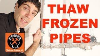 How to Thaw and Prevent Frozen Water Pipes