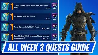 Fortnite Complete Week 3 Quests - How to EASILY Complete Week 3 Challenges in Chapter 6 Season 1