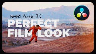 How to Get The PERFECT Cinematic FILM LOOK in DaVinci Resolve 20 | Color Grading Tools & Effects
