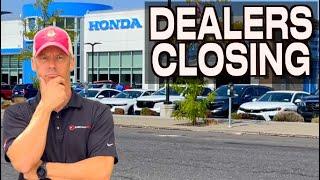 Honda DEALERSHIPS CLOSING! MONEY PROBLEMS and Slow Sales in 2024