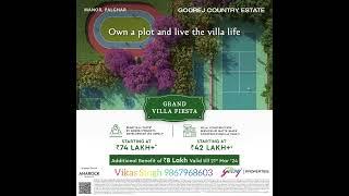 Godrej Country Estate, Manor. Plot starting from 74 lac, And with All Amenities. Dm us 9867968603.