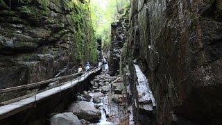 Travel footage: New Hampshire, Flume Gorge