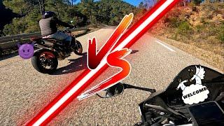 1v1 CBR 650R VS Ducati Hypermotard 950 RVE 