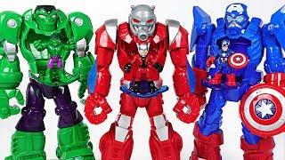 Ant-Man Mech Armor Crush Thanos, dinosaurs and help Hulk, Spider Man! - DuDuPopTOY